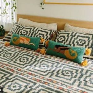 Jungalow Mermaid hook lumbar pillows